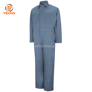 Overoles protectores de seguridad para hombre, ropa de trabajo de soldadura, fabricante, overol de ropa de soldadura para hombre, servicio OEM de algodón 100% de alta calidad - Product Image 5