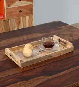 Plateau de service imprimé en bois fait à la main pour la décoration intérieure-Design moderne Taille personnalisable et logo pour le ramadan et les occasions de mariage - Product Image 2