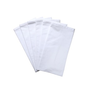 Ensemble de 32 serviettes de bain modernes réutilisables en coton 100% blanc pour avion - Product Image 5