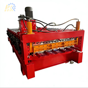 Peru Best-Selling Latest Steel Roof <strong>Tile</strong> Roll Forming <strong>Machine</strong> With Motor &amp; Pump High Productivity - Product Image 3