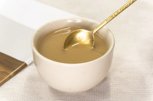High Quality Handmade Gold Metal Textured Handle Tea <b>Coffee</b> <b>Spoon</b> For Restaurant Home Hotel - Product Image 3