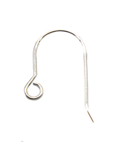 Fil d'oreille plat incurvé en argent sterling pour la fabrication de bijoux en ligne