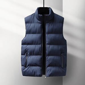 Gilet Invernale da Uomo Personalizzato con Logo OEM, Design Trendy, Taglie Grandi, Imbottito <span class=keywords><strong>e</strong></span> Rinforzato - Product Image 4