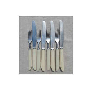 ชุดมีดตัดเนยและส้อมทำจากสแตนเลส8ชิ้นชุดและขนาดที่ออกแบบได้ตามต้องการ - Product Image 1