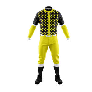 Uniforme de Béisbol y Sóftbol de Talla Grande con Diseño Personalizado, Tejido Transpirable que Absorbe la Humedad, 100% Poliéster para Adultos - Product Image 5