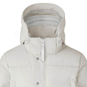 Recién llegado de invierno, chaqueta acolchada de manga larga para hombre con logotipo personalizado, cuello levantado, estilo callejero, chaqueta acolchada al por mayor - Product Image 6