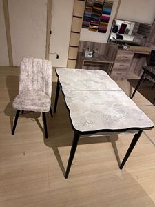 Juego de Comedor Moderno 2026 con Superficie de Mármol y Madera, Muebles para el Hogar, Tamaño Opcional, para Dormitorio o Apartamento, Precios de Fábrica al por Mayor - Product Image 5