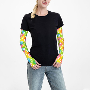 Manga de brazo de ropa deportiva de poliéster con estampado personalizado para protección solar de verano para actividades al aire libre como ciclismo pesca MOQ bajo - Product Image 6