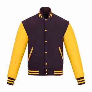 Custom High School Varisty Jacket Unisex Mens Varsity Letterman Jacket College Chaquetas de béisbol - Product Image 1
