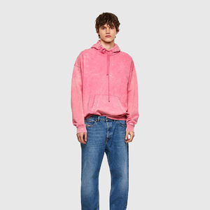 2025 directo de fábrica último estilo hombres lavado ácido estampado bordado Sudadera con capucha invierno ropa Casual etiqueta privada bajo MOQ Sudadera con capucha para hombre - Product Image 5