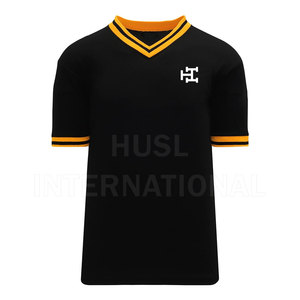 Vente en gros de maillots de baseball en polyester respirant à séchage rapide, col en V, manches courtes, de haute qualité et bon marché pour hommes - Product Image 4