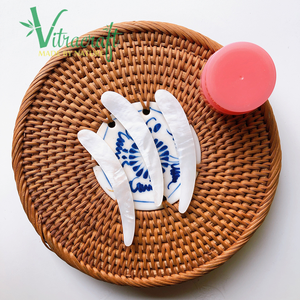 Desechable de nácar natural de remium, desechable de 6,5 cm, totalmente seguro para la piel - Product Image 1