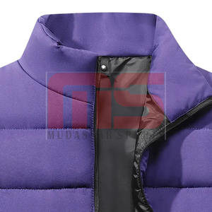Custom Made Breathable Body <b>Warmer</b> <b>Men's</b> Outdoor Quilted Puffer Vest Warm Sleeveless Winter Gilet Waterproof Windproof Jacket - Product Image 6