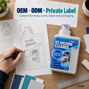 Detergente e Decalcificante Concentrato per Macchine del Ghiaccio 500ml, Compatibile con Unità Commerciali da Banco in Nichel, OEM, Confezione Bulk - Product Image 6