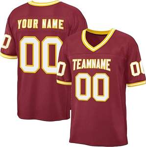 2024 Custom High Quality American <b>Football</b> Jerseys Vintage Style Breathable Flag Pattern XL Plus Sizes OEM Set for Youth Adult - Product Image 2