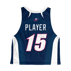 Diseño personalizado sublimación lacrosse Retro ojo de buey juego Jersey malla Material uniforme de fútbol americano - Product Image 2