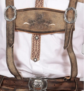 กางเกงหนังสไตล์สตรีทสำหรับผู้ชายกางเกงหนังแพะ100% ปรับแต่งได้ตาม2025 - Product Image 4