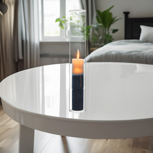 HST0214 - Clear Hurricane Candle Shade Chimney <b>Tube</b> [No Bottom] - 2 x 14 - Product Image 4