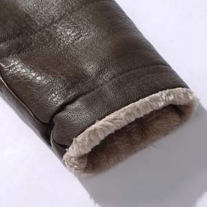 2025 mode veste en cuir pour homme en cuir véritable tailles de qualité supérieure hommes en cuir doudoune - Product Image 4