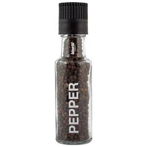 Moulin à poivre transparent Bisetti 16 cm 6940 Outil pour herbes et épices - Product Image 1