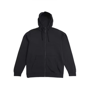 2025 Top Stylish Winter Season <b>Plain</b> <b>Hoodie</b> Running Training Cotton/ Polyester Hooded Gym Zipper Loose Jogger Hooded - Product Image 1