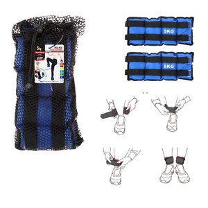 * OUTLET * 2 pz 5kg pesi da polso e caviglia con chiusura in Velcro-casa e giardino/sport e tempo libero - Product Image 3