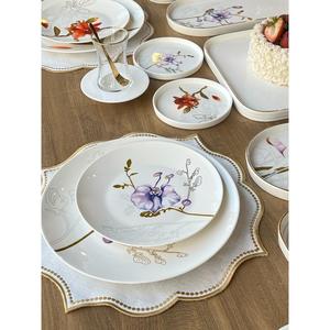 Set colazione fiore reale 50 pezzi per 6 persone - Product Image 3