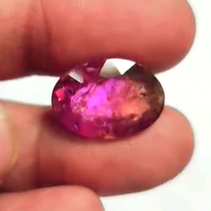 Turmalina Rosa natural bio 19mm faceta ovalada 11,75 CTS lote Iroc Ventas Corte de piedras preciosas sueltas de alta calidad para joyería US $80 - Product Image 4