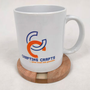 Posavasos Cuadrados de Bambú, Diseño Contemporáneo, Ecológicos, para Café y Té, Hechos en India - Product Image 1