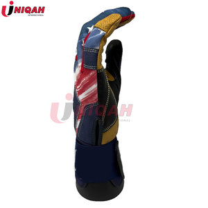 Conception personnalisable de haute qualité adulte Softball Baseball gants de frappe en cuir de qualité supérieure longues poignets élastiques Top Choice UNIQAH - Product Image 3