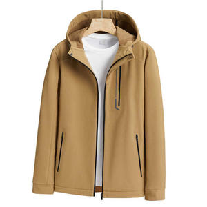 Veste Softshell légère de haute qualité pour hommes, conception unique sur mesure, support coupe-vent imperméable à séchage rapide, respirant pour l'hiver - Product Image 3