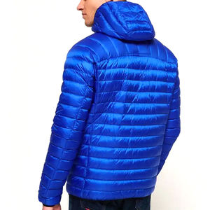 เสื้อแจ็กเก็ตทรงพองสำหรับผู้ชายเสื้อแจ็คเก็ตบุนวมสีฟ้าสำหรับสตรีทแวร์ - Product Image 2