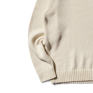 Sweats décontractés pour hommes Mode ample Épaule tombante Manches Underlay Tops Haute Qualité Coréen Lourd Solide O Cou Pulls - Product Image 3
