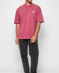 Vente en gros T-shirt 100% coton surdimensionné de haute qualité à demi-manches et col rond pour hommes avec logo personnalisé et broderie - Product Image 3