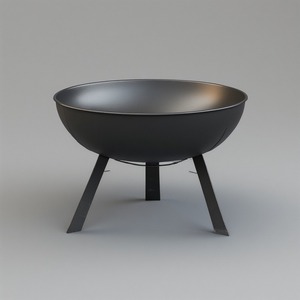 Brasero en métal de qualité supérieure conçu pour les espaces de divertissement en plein air, offrant une grande résistance et une finition lisse - Product Image 2