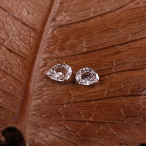 Meilleures ventes : Paire de diamants de laboratoire taille poire avec diamants fantaisie certifiés IGI pour la fabrication de boucles d'oreilles, pierres à bas prix - Product Image 4