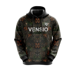 Camuflaje de alta calidad personalizado bosque Digital de gran tamaño pulóver caza hombres Camo caza Sudadera con capucha - Product Image 6