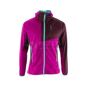 Servicio OEM Venta caliente logotipo personalizado impresión Softshell chaqueta para las mujeres de alta calidad deportes al aire libre chaqueta cortavientos de las mujeres - Product Image 6