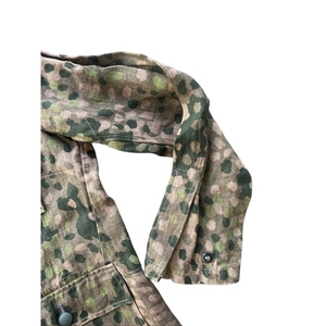 Veste d'uniforme allemande Heer de style vintage de la Seconde Guerre mondiale avec motif camouflage à pois, reproduction d'uniforme de haute qualité pour les reconstitutions - Product Image 5