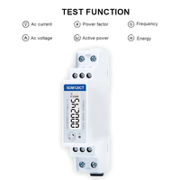 Eastron SDM120 45A Series MID Compteur d'énergie intelligent de communication Modbus/Mbus sur rail DIN entièrement conforme pour bâtiment intelligent