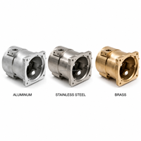 Support de moteur en aluminium usiné CNC sur mesure pour la robotique, l'automatisation et l'équipement industriel de précision