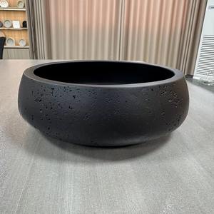 Cuenco decorativo de madera hecho a mano, centro de mesa rústico, bandeja de exhibición de madera Natural con acento para el hogar, cocina, decoración para sala de estar - Product Image 2