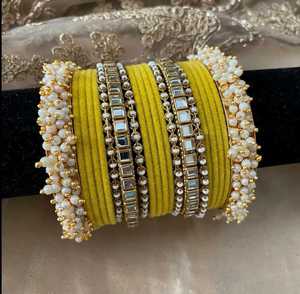 ชุดกำไลเจ้าสาวแบบใหม่ขายดีสำหรับผู้หญิง ขายส่งราคาถูก ชุดกำไลกำมะหยี่ - Product Image 5