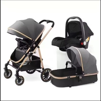 Poussettes pour bébés 4 en 1, vélo d'équilibre pour enfant, tricycle à pédales pour enfant, voiture à pousser pour bébé, cadre en acier manuel avec poignée en alliage d'aluminium