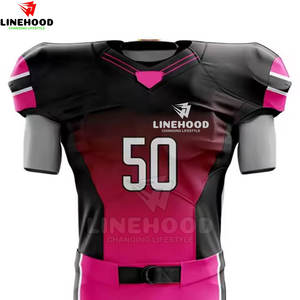 ชุดเครื่องแบบอเมริกันฟุตบอลชุดแขนสั้นระบายอากาศ - Product Image 4