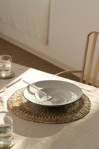 Napperons en jonc de mer naturel tissé produits écologiques fabriqués au Vietnam napperon décoration de table en gros - Product Image 5