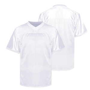 เสื้อยืดผ้าโพลีเอสเตอร์โอเวอร์ไซส์คอวีสำหรับผู้ชายเสื้อยืดปักลายแบบกำหนดเองบน100% - Product Image 6