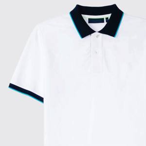 Venta al por mayor OEM Polo de algodón a granel en blanco bordado de alta calidad personalizado de cuello alto Polos de los hombres - Product Image 6