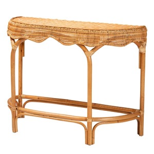 Mesa Consola de Ratán Sostenible Más Vendida, Diseño Delgado, Color Natural, Muebles Hechos a Mano para Pedidos al por Mayor y Proyectos a Granel - Product Image 1