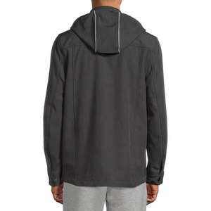 Veste d'hiver légère à fermeture éclair pour homme, vêtement sur mesure avec étiquette privée, 100% coton-polaire. - Product Image 6